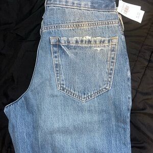 Low Rise Blue Baggy Jeans